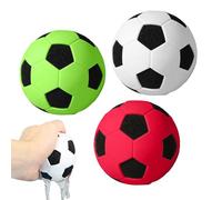 Mini ballons de football - 3 pièces de jouet de sport en éponge douce | Balle rebondissante, pour la détente, l'intérieur, l'extérieur, la maison, l'école, l'anniversaire