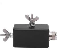 Mini Balun 1:9,Black Waterproof Mini Balun,Suitable for Short Wave RF Antenna for QRP Station and Outdoor Furniture