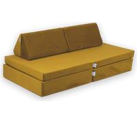 Mini banc de jeu Montessori standard - or velours