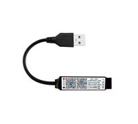 Mini bande lumineuse LED RGB compatible USB/DC 5-24 V, contrôleur musical avec application(USB 5V)