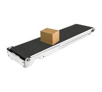 Mini bande transporteuse 24 V en acier inoxydable 35 tr/min pour distributeur automatique 460 mm x 85 mm Capacité de charge 3,5-5 kg Durable Compact Solution de transport efficace