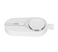 Mini Banque d'alimentation, 2000 MAh Plug and Play Type-c Entrée Porte-clés Batterie Externe Montre Charge sans Fil Protection Multiple 2 en 1 (Blanc)