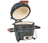 Mini barbecue au charbon de bois KAMADO Céramique Noir