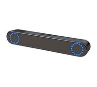 Mini barre de son sans fil Mini haut-parleur Bluetooth Effet sonore surround 360° 3 effets sonores Puce Bluetooth 5.0 intégrée Filaire et sans fil La distance de connexion dépasse 10 mètres, Noir The