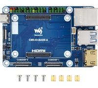 Mini Base Carte Pour Raspberry Pi Compute Module 5 Lite/Emmc Series Module,Cm5 Mini Io Board Avec Cm5 Socket/40Pin Gpio Header/Rj45 Gigabit Eth/16Pin Pcie/Hdmi/Usb 3.2/Usb 2.0 Interface Etc.