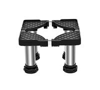 Mini Base de Machine à Laver Réglable Longueur 22-30cm Climatiseur Support Micro-ondes Piédestal Antidérapant 4 Pieds Robustes Support De Base D'Appareil Mini (Black,H:27cm)