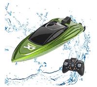 Mini bateau télécommandé, rechargeable, 2,4 GHz, bateau de course haute vitesse, bateau télécommandé, bateau pour enfants et adultes, bateau de vitesse d'été, jouet aquatique, piscine, lac, étang
