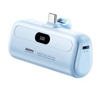 Mini Batterie Capsule 5000mAh - Recharge Rapide USB-C + Écran LCD - iPhone & Android pour Voyage et Urgence
