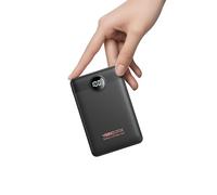 Batterie Externe 10000mAh, VEEKTOMX Mini Power Bank Charge Rapide PD 22.5W & QC 3.0, Ultra Compact Powerbank Slim Portable Chargeur USB C Universal pour iPhone/Samsung/Huawei/Veste Chauffante, Noir
