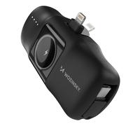 Mini batterie externe 5000 mAh 15 W avec chargeur Lightning pour iPhone et Apple
