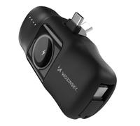 Mini batterie externe 5000 mAh 15 W USB-C avec chargeur pour Apple Watch - Noir