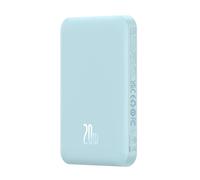 BASEUS BATTERIE EXTERNE MAGNÉTIQUE MINI SANS FIL, DESIGN SLIM ET COMPACT, CAPACITÉ : 5000MAH, 20W.