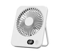 Mini batterie externe Portable pliante USB,ventilateur de refroidissement d'été,ventilateur multifonction de bureau pour le sport - Type WHITE