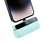 Mini Batterie Externe pour iPhone 5200mAh, Améliorée 20W PD 3.0A Charge Rapide Power Bank, Compact Léger Chargeur Portable avec Écran LCD Batterie Portable Compatible avec iPhone 14/13/12/11/X/XS