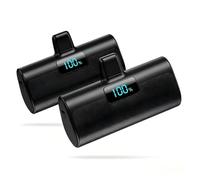 Mini Batterie Externe pour iPhone 5200mAh, Power Bank 20W PD Charge Rapide Chargeur Externe avec Écran LCD, Petit Batterie Portable Compatible avec iPohone 14/13/12/11/XR/X/8/SE