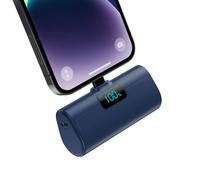 Mini Batterie Externe pour iPhone 5200mAh, Power Bank 20W PD Charge Rapide Chargeur Externe, Petit Batterie Portable pour iPohone 14/13/12/11/XR/X/8 (Bleu, Milliampères-Heure (mAh), 5200)