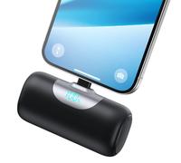 Mini Batterie Externe pour iPhone, 5500mAh Power Bank 15W PD 3.0A Charge Rapide Chargeur Ultra-Compact et Léger Batteries Portable avec Écran LED pour iPhone 14/13/12/11/XR/8 etc