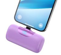 Mini Batterie Externe pour iPhone, 5500mAh Power Bank 15W PD 3.0A Charge Rapide Chargeur Ultra-Compact et Léger Batteries Portable avec Écran LED pour iPhone 14/13/12/11/XR/8 etc