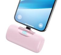 Mini Batterie Externe pour iPhone, 5500mAh Power Bank 15W PD 3.0A Charge Rapide Chargeur Ultra-Compact et Léger Batteries Portable avec Écran LED pour iPhone 14/13/12/11/XR/8 etc