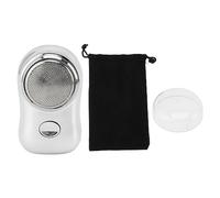 Mini Beard Trimmer Electric Beard Cutter Portable Beard Tooleur pour voyages Business Trips Plastic Lightle Plastic en acier inoxydable 44x43.8x74,5 mm 100g (Électroménage)