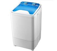 Mini bébé à Laver Portable, capacité de 7 kg, Rotation et Drain, économe en énergie, Tambour en Plastique, Charge Frontale, autoportant, 50 cm de Profondeur, Bleu