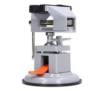 Mini Bench Vise | 360° Rotating Clamp with Suction Cup Base | 55mm Jaw for Jewelry Carving/Model Making/Electronics Repair | Die Cast Aluminum Construction