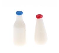 Mini biberon en résine de Simulation, Styles multiples, Transparent, Super mignon, accessoires pour maison de poupée 1:12