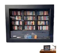 Mini Bibliothèque Décorative Vitrine, étagère et bureau pour statues et | Bibliothèque Miniature Meuble Décorative Pour Étagère, Bureau, Chevet, , Adolescents, Adultes, Amoureux de Liv