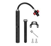 Mini Bike Pump, Portable Aluminum Inflator, Compact