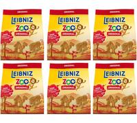 Mini biscuits au beurre croquants Zoo Original Leibniz 125g, paquet de 6