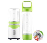 Mini blender à smoothie portable - FAMICAM - bébé mixeur à main avec bouteille gourde 500ml hachoir électrique rechargeable usb