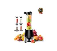 Mini Blender des Smoothies, Presse-agrumes électriques, Mixeur Blender Portable à Smoothies de 300W avec Bouteilles de sport 600 ml des Fruits et