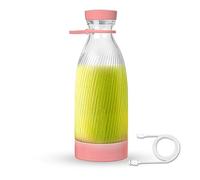 Mini Blender Portable, 500 Ml, Conception à 6 Lames Blender Juicely, Recharge Usb Portable Sans Fil Blender Smoothie, Pour La Maison, Les Sports De Plein Air, Les VéHicules,Pink