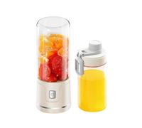 Mini Blender Portable, Extracteur De Jus Portable, Mixeur Portable, Usb Rechargeable 38 Lames Mini Blender Smoothie, Livré Avec Deux Tasses Et Couvercles Pour La Cuisine, Les Voyages, L'ExtéRieur Et