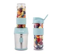 Mini blender - SMOO16 - 300 W - 570 mL - Bleu pastel - 2 gourdes incluses