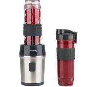 Mini Blender / Smoothie / Mixeur Smoo9 ¿ 570Ml,300W,4 Lames Inox,Sans Bpa,2 Bouteilles Portables Avec Couvercles De Voyage,Noir