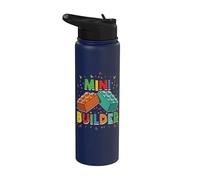 Mini bloc de construction amusant pour enfants Stainless Steel Insulated Water Bottle