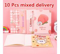 Mini Bloc-Notes 120x85mm, 10 Pièces, Mignon, Bloc-Notes, Journal Intime, Planificateur Hebdomadaire, Papier D'écriture Pour Étudiants, Fournitures Scolaires Et De Bureau