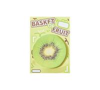 Mini bloc-notes autocollants réalistes sur le thème de la nourriture pour journal et utilisation (B, 8 x 8 cm)