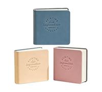 Mini bloc-notes pressé à froid, 3 carnets avec fonction portable, journal d'art avec pages robustes, carnet de croquis, accessoire de journal d'art