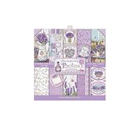 Mini bloc Papier Scrap double Face 10 feuilles 20.3X20.3 (8"X8") - Provence