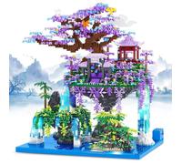 Mini Blocs FORMIZON Moon Palace Pavilion 4574 pièces avec éclairage LED - Décoration Chinoise