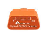 Mini Bluetooth OBD/OBD2 Scanner,iSpchen 1.5 V Bluetooth Scanner De Voiture Outil De Scan Adaptateur Check Moteur Outil De Diagnostic De Voiture Accessoires ELM327