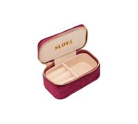Mini boÃ®te Ã bijoux velours femme Sloya Rouge 9x5x4,5 cm