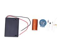 Mini Bobine alimentée par Batterie, allumage à Distance sans Arc, kit de Bricolage électronique pour Les expériences des étudiants et la Conception de Cours avec Cadre en PVC et (des pièces de