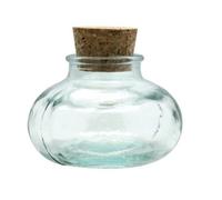 Mini bocal - GRAINE CRÉATIVE - Calebasse - Verre recy ouchon en liège - 6 cm de hauteur
