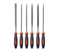 Mini Bois Râpe Ensemble 6-tlg Plat, Rond , Demi-Ronde, Triangulaire, Carré 170mm