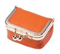 Mini boîte à bijoux Portable 3 pièces, conteneur de étanche for cadeaux d'anniversaire Pour Les Voyages, Les Vacances(Orange)