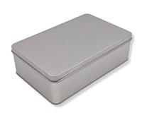 Mini boîte à biscuits classique avec couvercle plat Maxi - Pour petits ustensiles - Volume : environ 1,6 l - Dimensions (L x l x H) : 19,7 x 12,8 x 6,5 cm