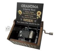 Mini Boîte À Musique Mécanique En Bois Avec Poignée Lointaine,Vous Êtes Mon Phare,Décoration De La Maison,Anniversaire,Mariage,Cadeau De Travailleurs - Type H